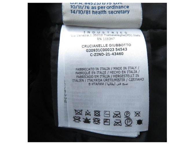 Abrigo de plumas de poliéster Moncler Negro - vista 9