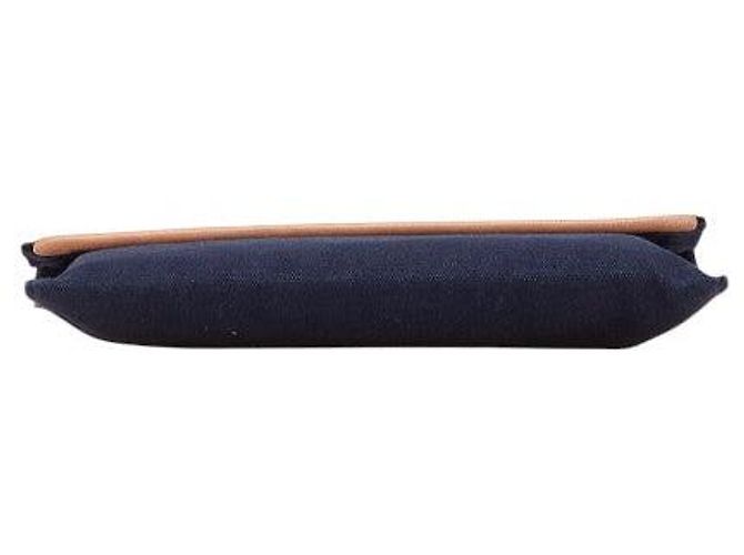 Pochette in cotone Hermès Bolide Blu - vista 3