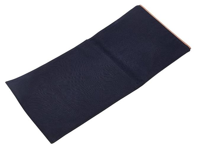 Pochette in cotone Hermès Bolide Blu - vista 7
