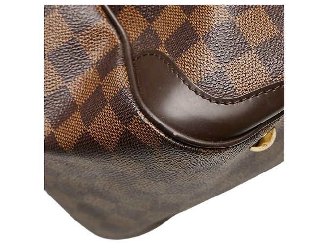 Borsa Louis Vuitton Verona PM Damier Marrone - vista 4