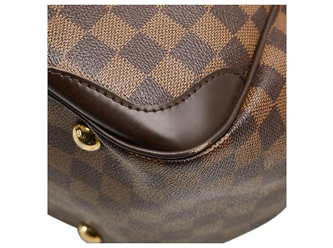 Borsa Louis Vuitton Verona PM Damier Marrone - vista 6