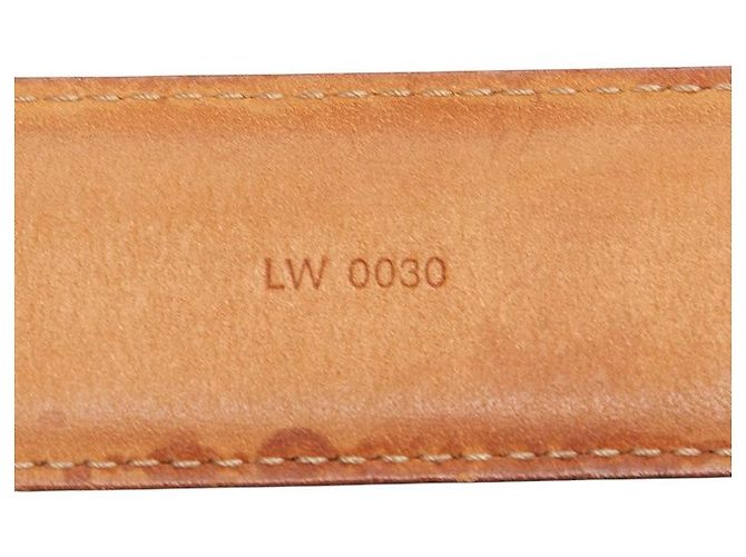 Cintura Classica in Pelle Louis Vuitton Nero - vista 10