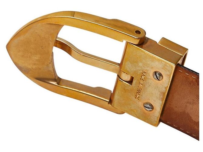 Cintura Classica in Pelle Louis Vuitton Nero - vista 11