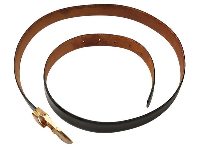 Cintura Classica in Pelle Louis Vuitton Nero - vista 4
