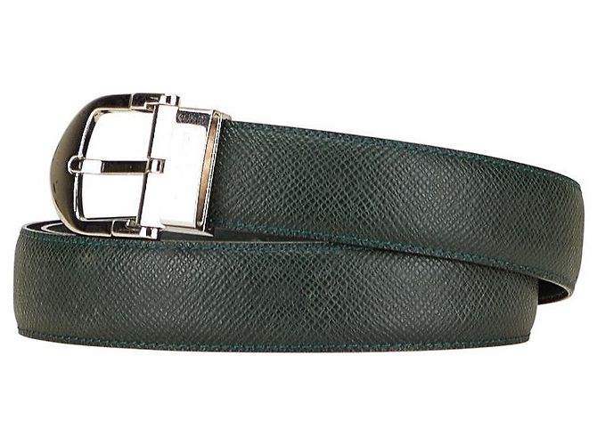 Louis Vuitton Sangle Classique Taiga Leder Gürtel Grün - Ansicht 2