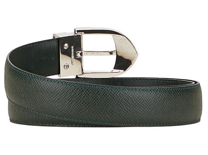 Louis Vuitton Sangle Classique Taiga Leder Gürtel Grün - Ansicht 3