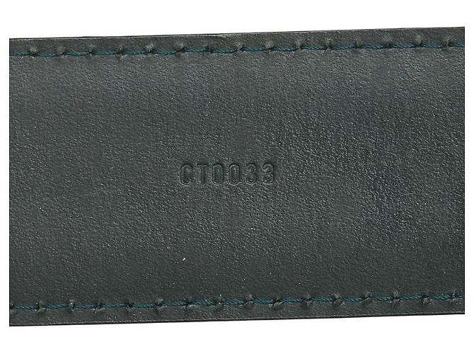 Louis Vuitton Sangle Classique Taiga Leder Gürtel Grün - Ansicht 8