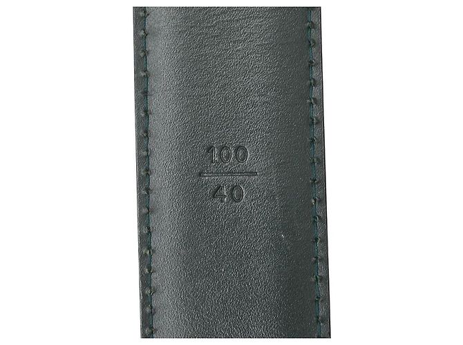 Louis Vuitton Sangle Classique Taiga Leder Gürtel Grün - Ansicht 9