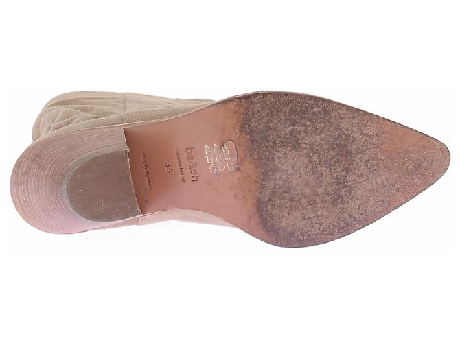 Botas Ba&Sh de ante beige - vista 6