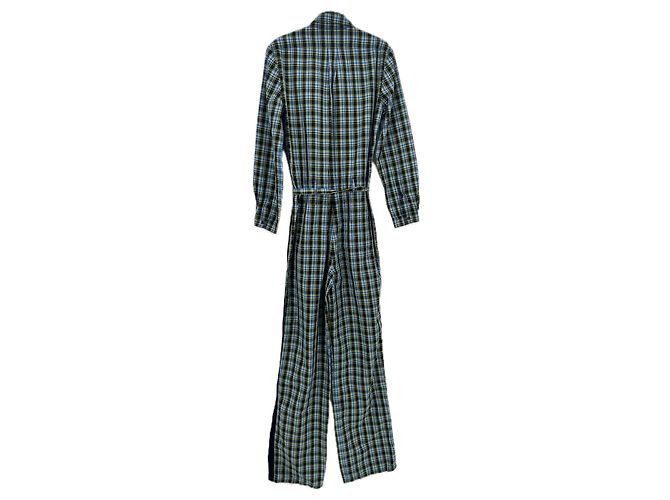 Burberry Mono azul a cuadros de algodón - vista 2