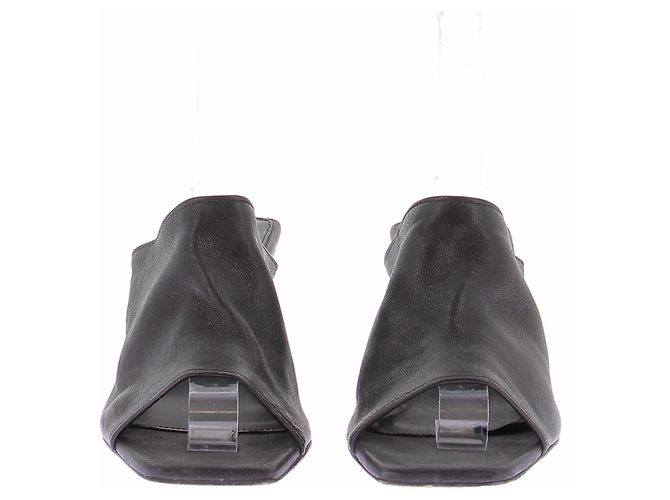 Mule Ba&Sh in pelle nera taglia 38 Nero - vista 4
