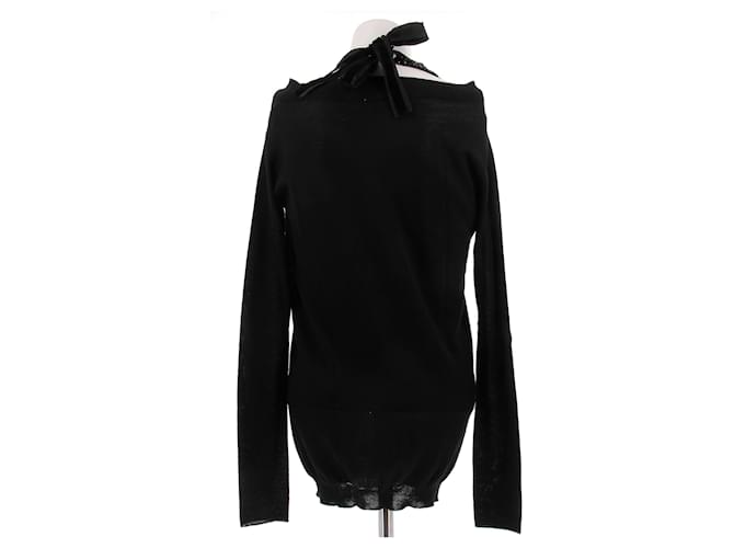 Prada Top negro de mangas largas - vista 2
