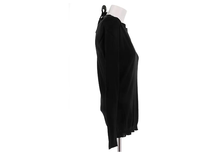 Prada Top negro de mangas largas - vista 3