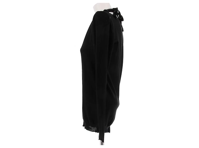 Prada Top negro de mangas largas - vista 4
