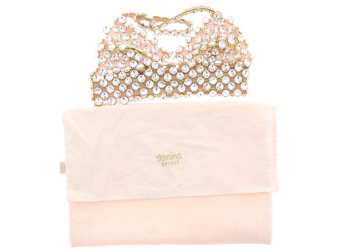 Autre Marque Top com pedras e pérolas Dourado - vista 7