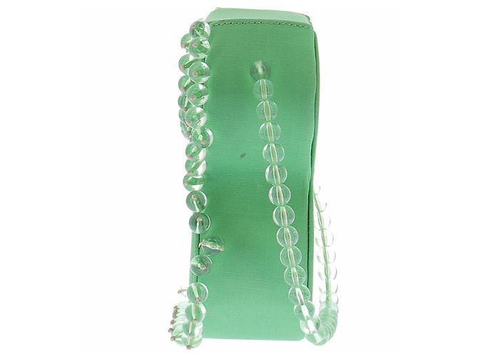 Bolso de mano By Far de cuero verde - vista 4