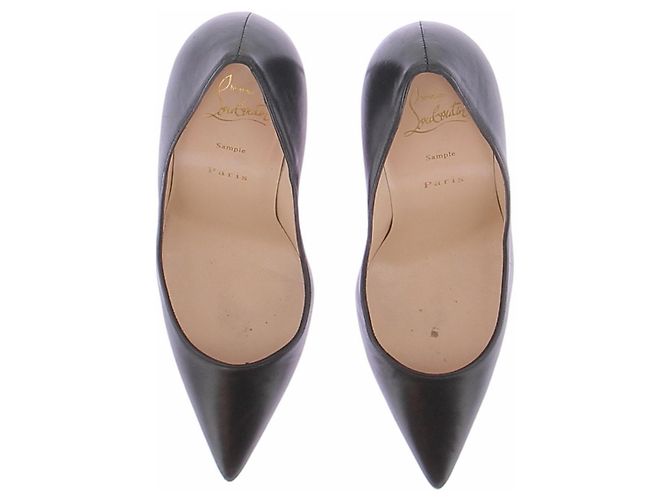 Christian Louboutin Schwarze Leder-Pumps - Ansicht 6
