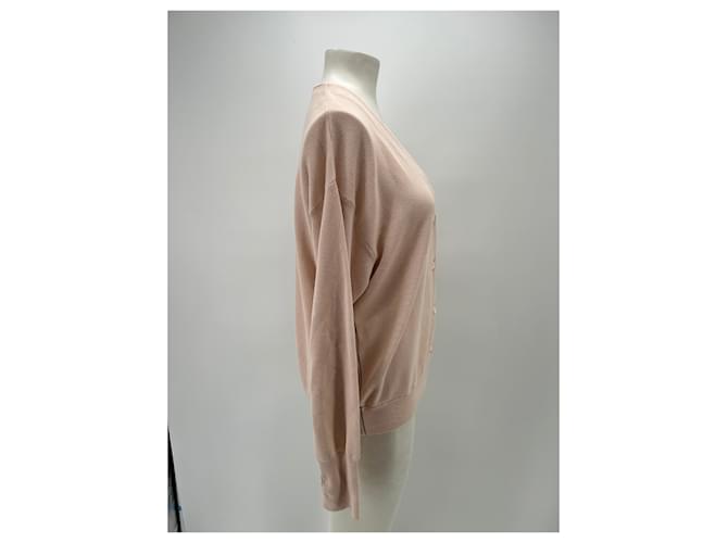 Lacoste Cárdigan rosa de algodón - vista 3