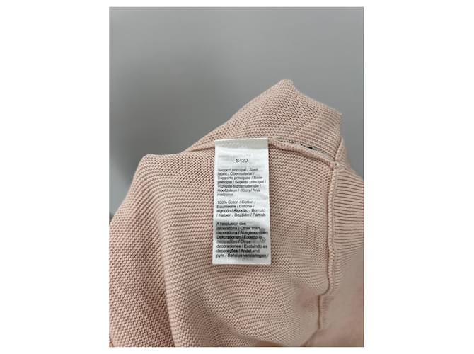 Lacoste Cárdigan rosa de algodón - vista 6