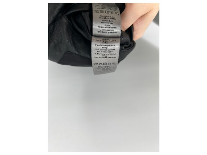 Zadig & Voltaire Lederblazer Schwarz - Ansicht 7