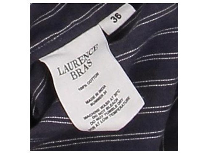 Laurence Bras Camicia a righe blu navy - vista 6
