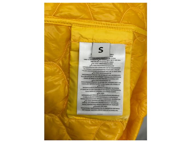 Autre Marque Jaqueta amarela e cinza com forro acolchoado Amarelo - vista 8