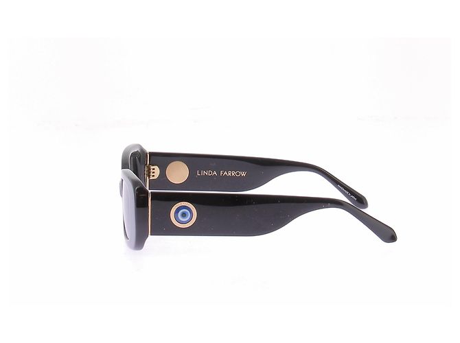 Linda Farrow Gafas de sol negras - vista 3