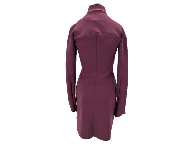 Vestido K-Way de neopreno burdeos - vista 2