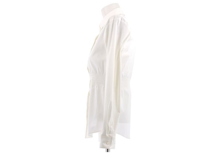 Gucci Camicia bianca aderente Bianco - vista 4