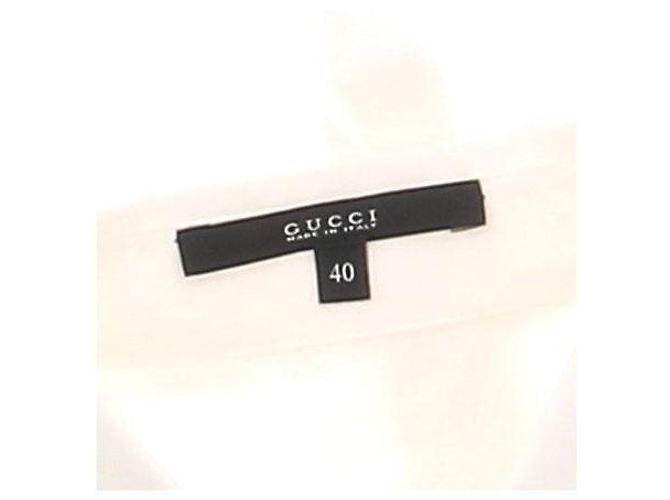 Gucci Camicia bianca aderente Bianco - vista 5
