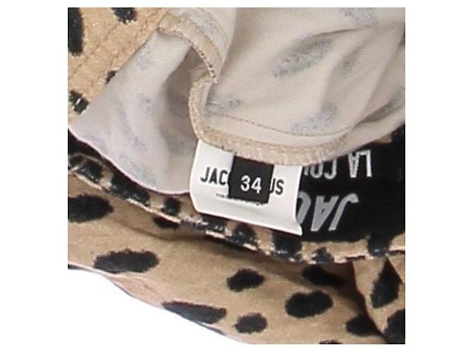 Jacquemus Falda larga de leopardo "La Collectionneuse" Castaño - vista 6