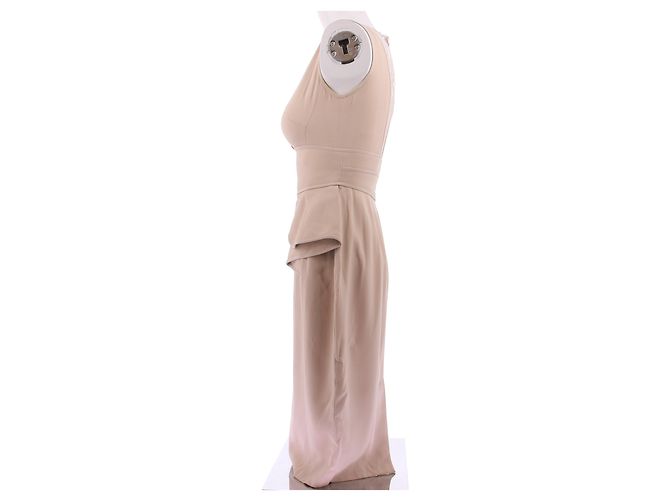 Elie Saab Langes Spitzenkleid Pink - Ansicht 4