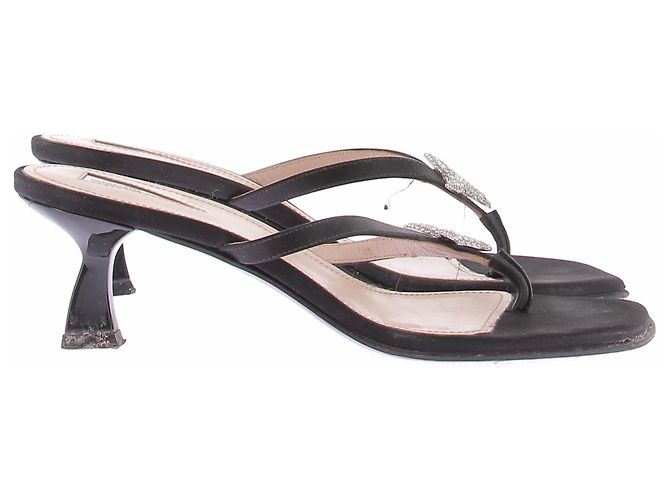 Nodaleto Sandalen mit Strass-Seestern Schwarz - Ansicht 2