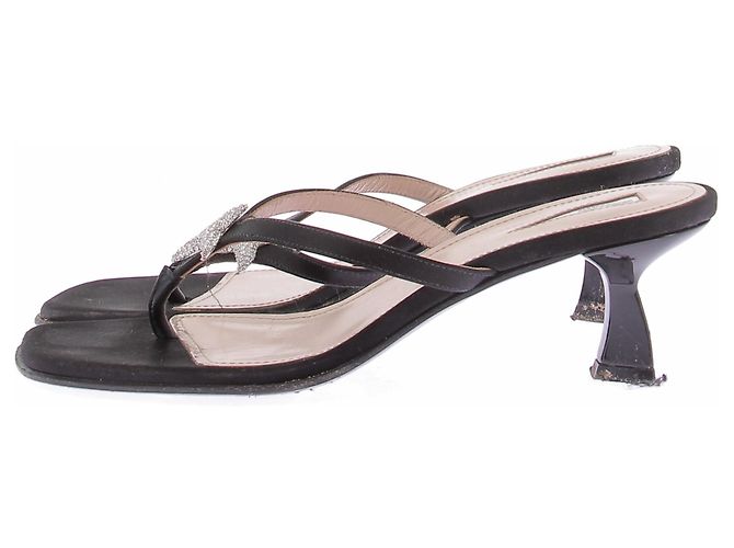 Nodaleto Sandalen mit Strass-Seestern Schwarz - Ansicht 3