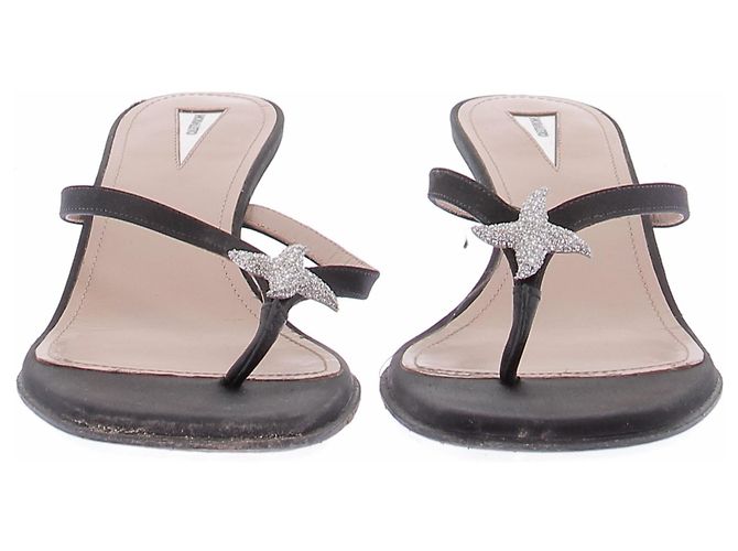 Nodaleto Sandalen mit Strass-Seestern Schwarz - Ansicht 4