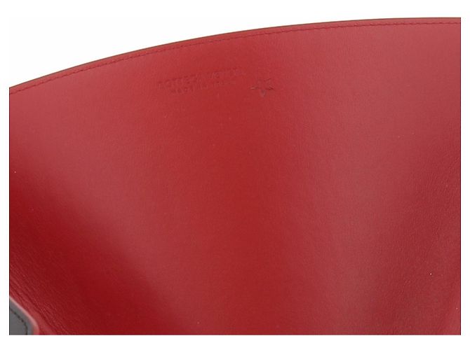 Bottega Veneta Cartera triangular marrón de cuero Castaño - vista 8