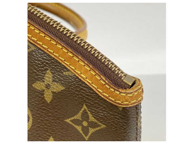 Louis Vuitton Monogram Lockit Handtasche Braun - Ansicht 7