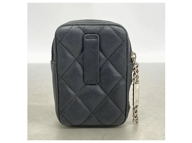 Zigarettenetui aus Lammleder Chanel Cambon Schwarz - Ansicht 10