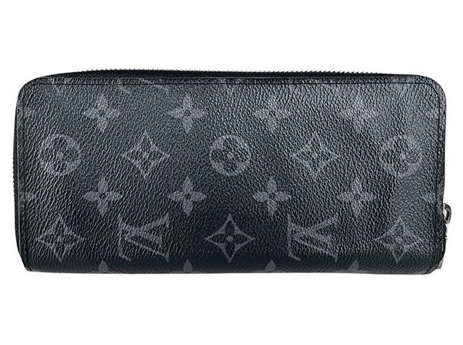 Louis Vuitton Monogram Eclipse Long Wallet Black - view 3