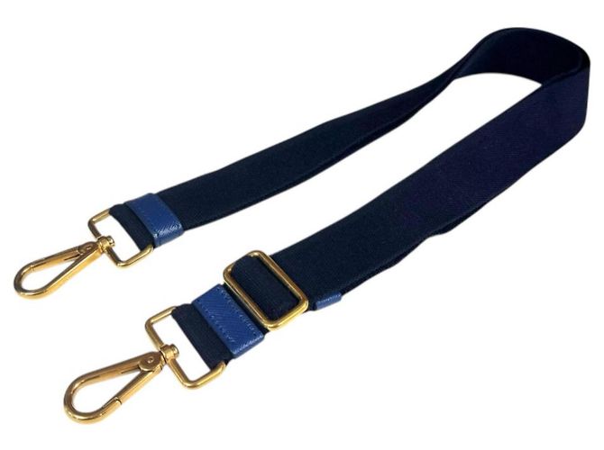 Borsa a Spalla Prada Canapa Tote SS Blu - vista 17