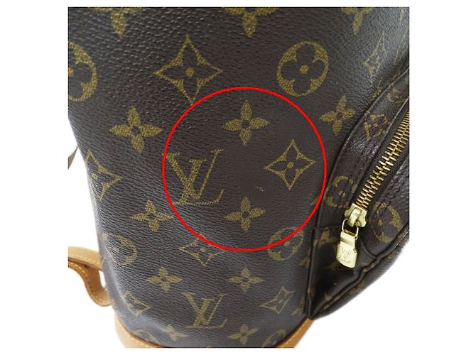 Zaino/borsa Montsouris GM di Louis Vuitton Monogramma - vista 10