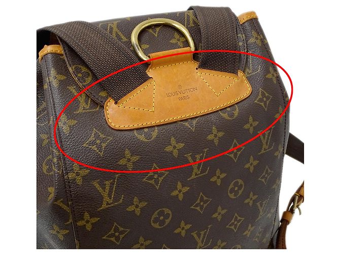 Zaino/borsa Montsouris GM di Louis Vuitton Monogramma - vista 13