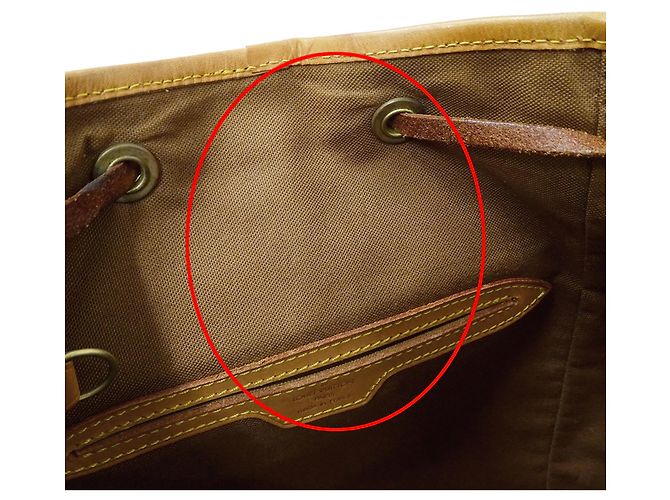 Zaino/borsa Montsouris GM di Louis Vuitton Monogramma - vista 8