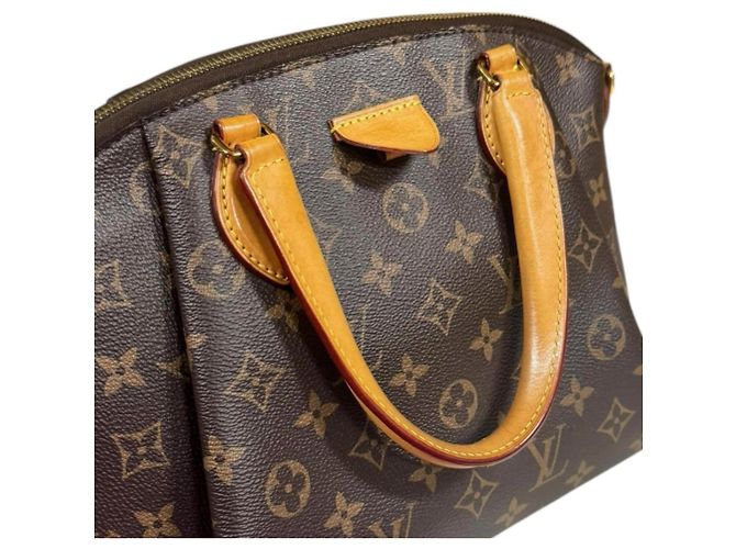 Borsa a Spalla Monogram Rivoli PM di Louis Vuitton Marrone Monogramma - vista 11