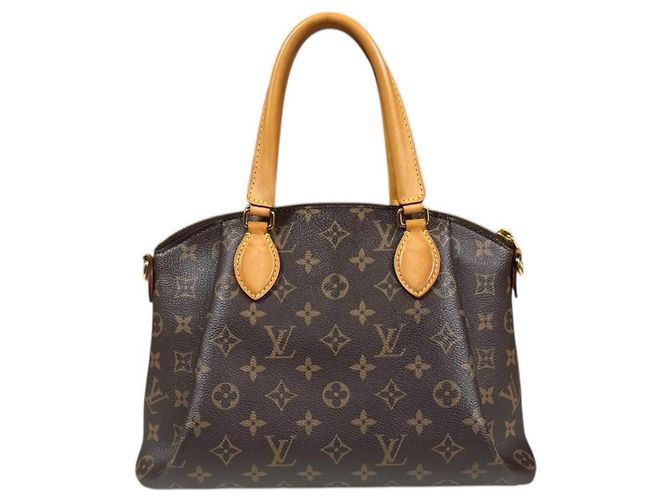 Borsa a Spalla Monogram Rivoli PM di Louis Vuitton Marrone Monogramma - vista 3