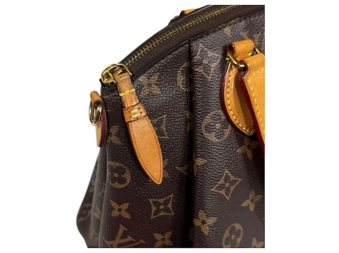 Borsa a Spalla Monogram Rivoli PM di Louis Vuitton Marrone Monogramma - vista 9