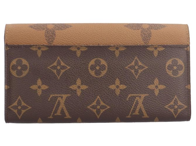 Sarah Portafoglio Monogramma Louis Vuitton Marrone - vista 2