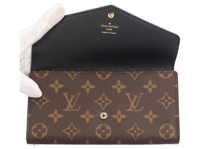 Sarah Portafoglio Monogramma Louis Vuitton Marrone - vista 7