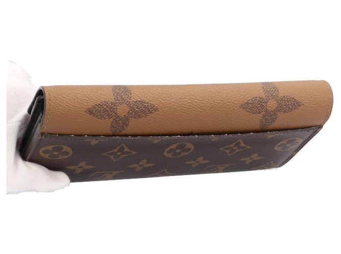 Sarah Portafoglio Monogramma Louis Vuitton Marrone - vista 8