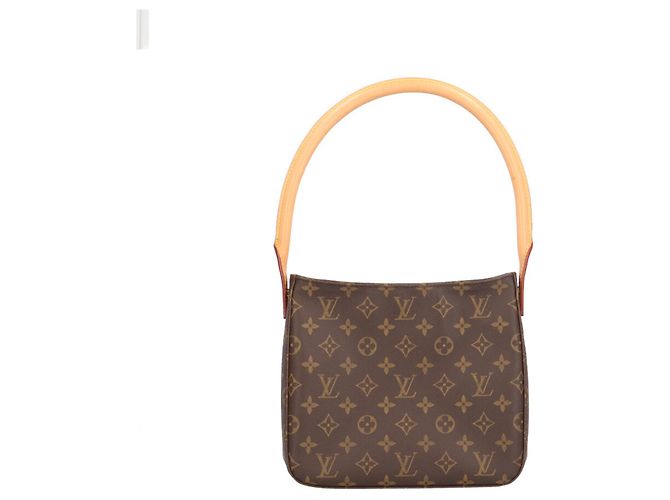Borsa a Spalla Monogram Looping MM di Louis Vuitton Marrone Monogramma - vista 3